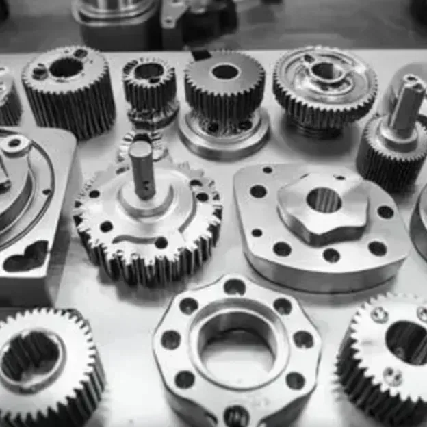 Custom precision metal parts collage