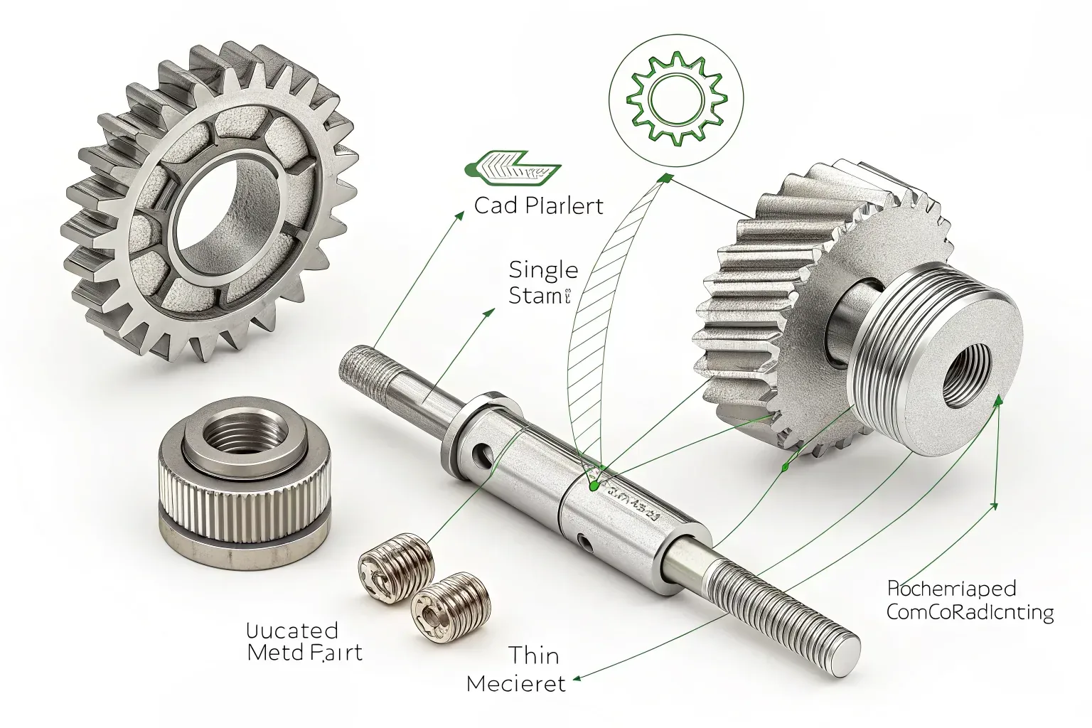Consolidation · reduced machining · repeatability · complexity
